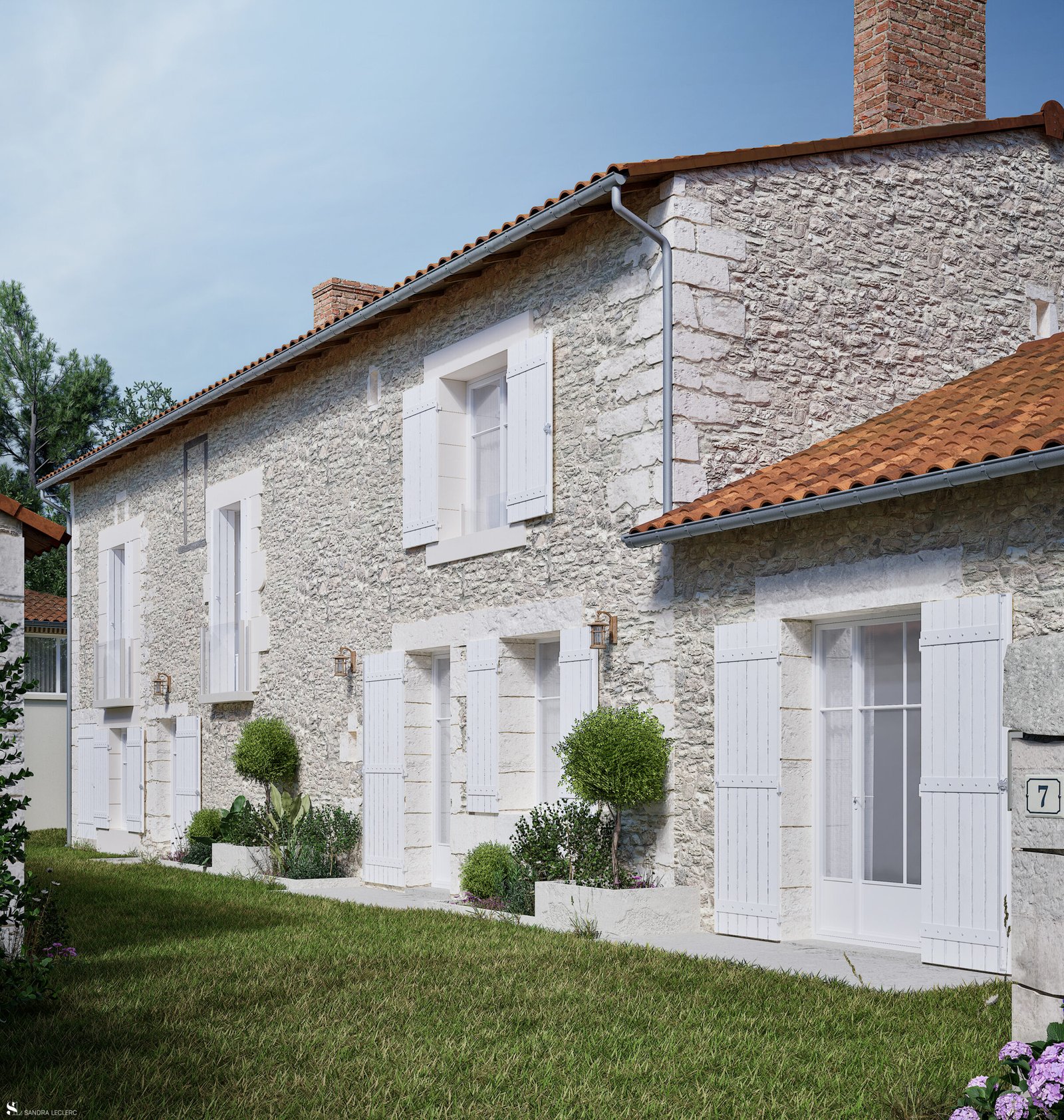 L'Aparté Lithique - Maison Secondaire - Balcon - Vue 2 - Sandra Leclerc
