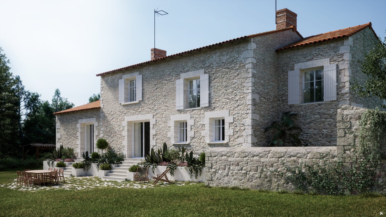 L'Aparté Lithique - Maison Secondaire - Vue 1 - Sandra Leclerc