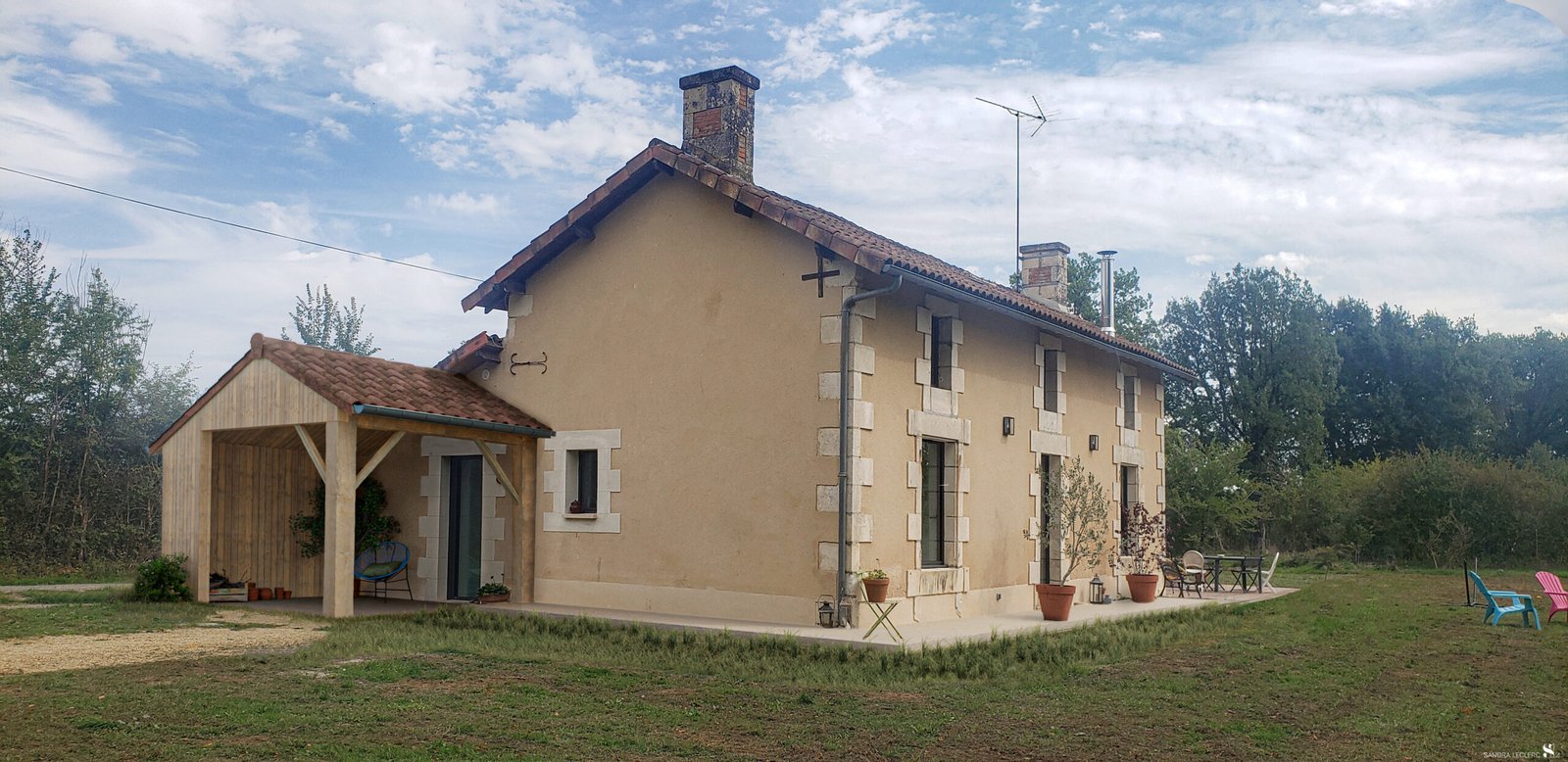 Porche, L'Emban de Bois - Sandra Leclerc, Architecte d'intérieur et Décoratrice