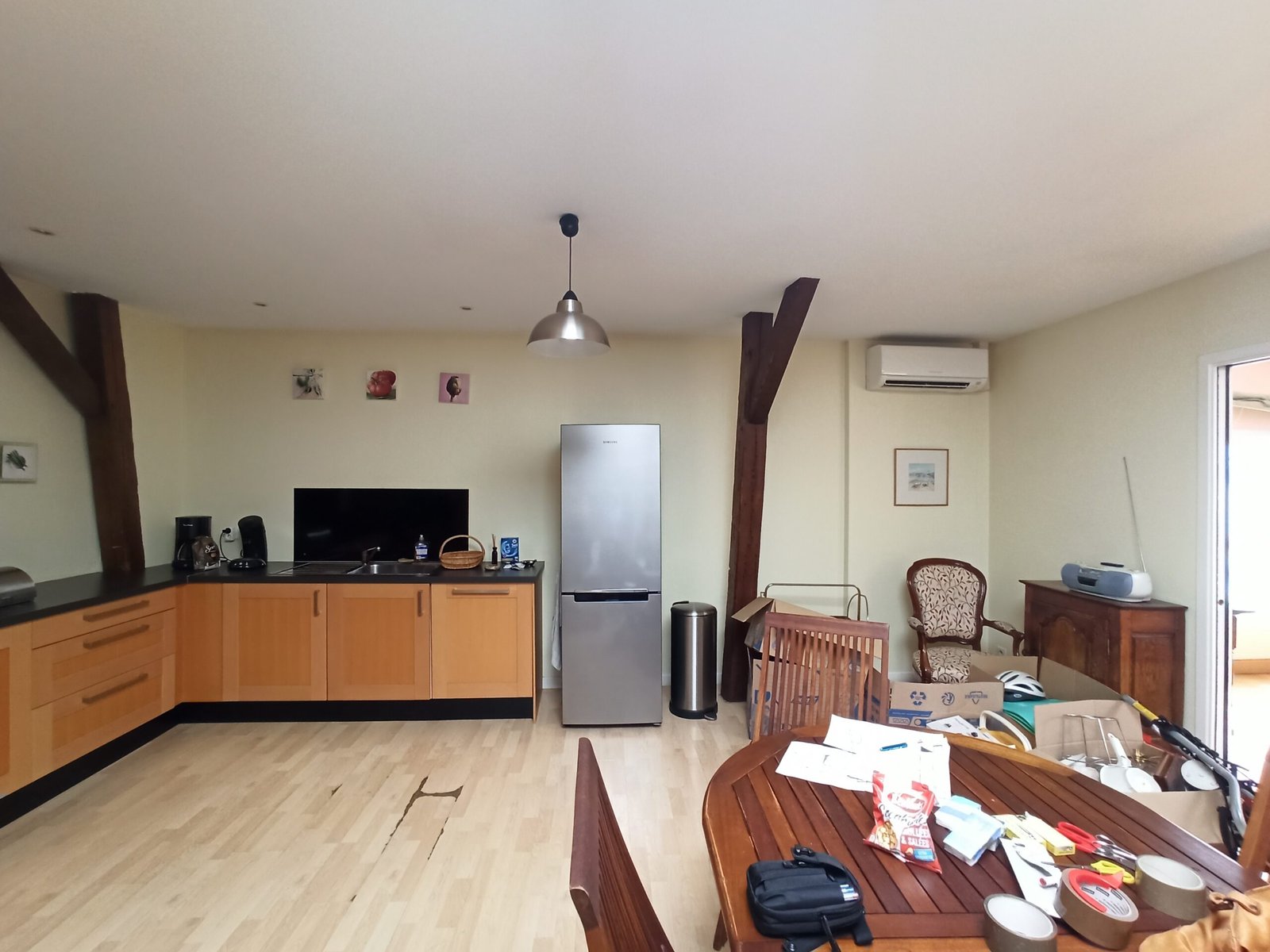 La Note Samoens - Cuisine - Photos Avant Travaux - Sandra Leclerc