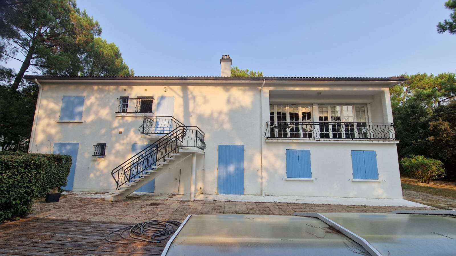 Façade Ouest avant travaux - Maison Bord de Mer, La Parure d'Écume - Sandra Leclerc, Architecte d'intérieur et Décoratrice