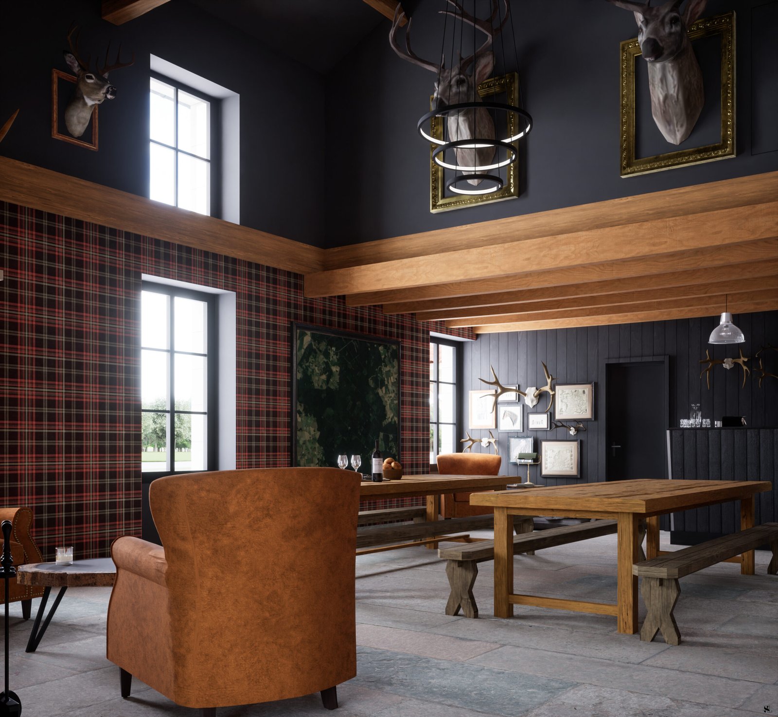 Le Repaire du Hallier - Relais de Chasse - Intérieur - Vue 3 - Sandra Leclerc